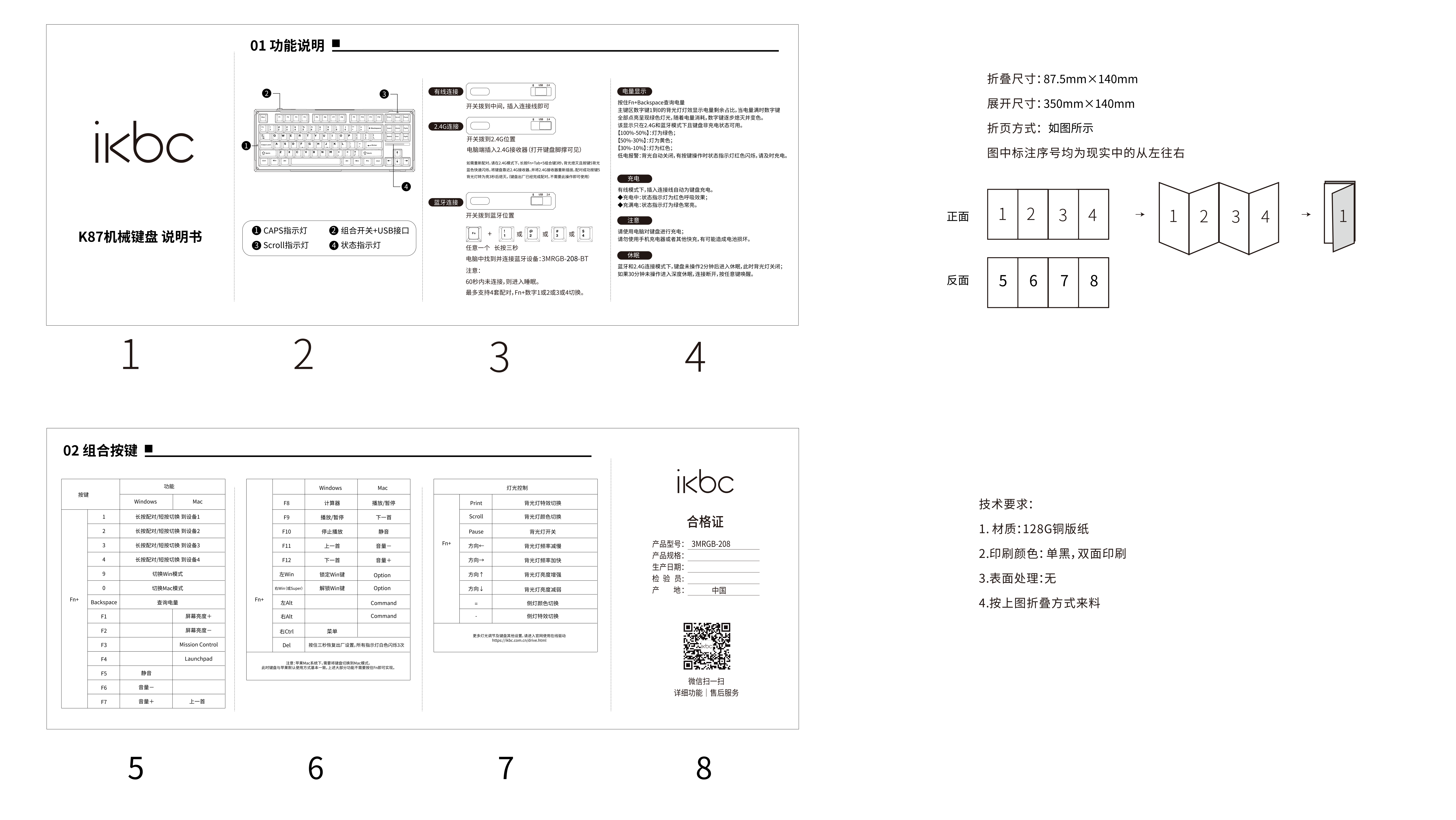 K87 说明书，原始 PDF 第 1 页